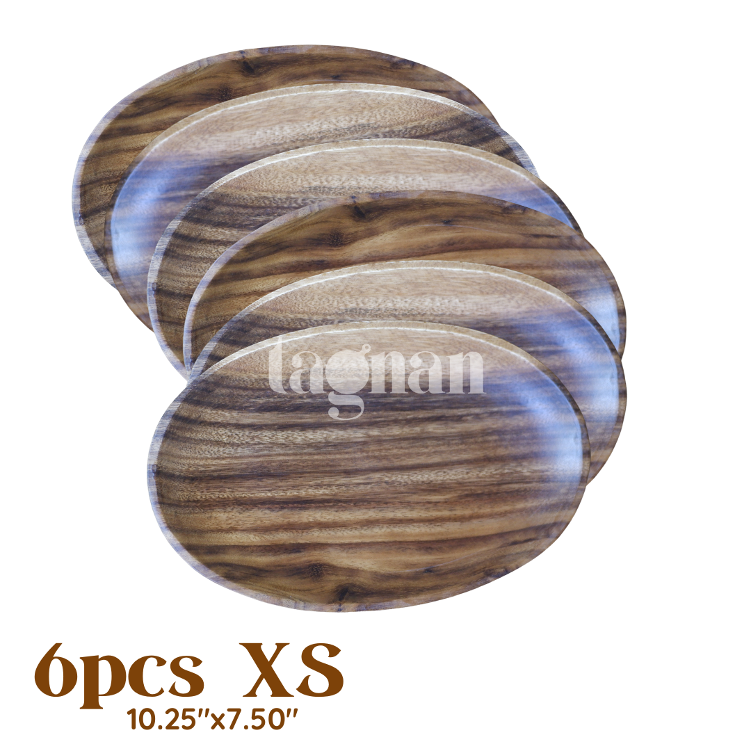 Oval Wooden Plate made from Acacia Wood
