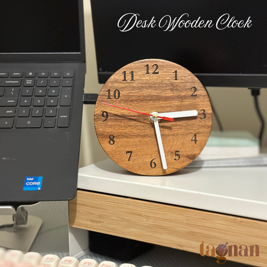 Desk Wooden Clock