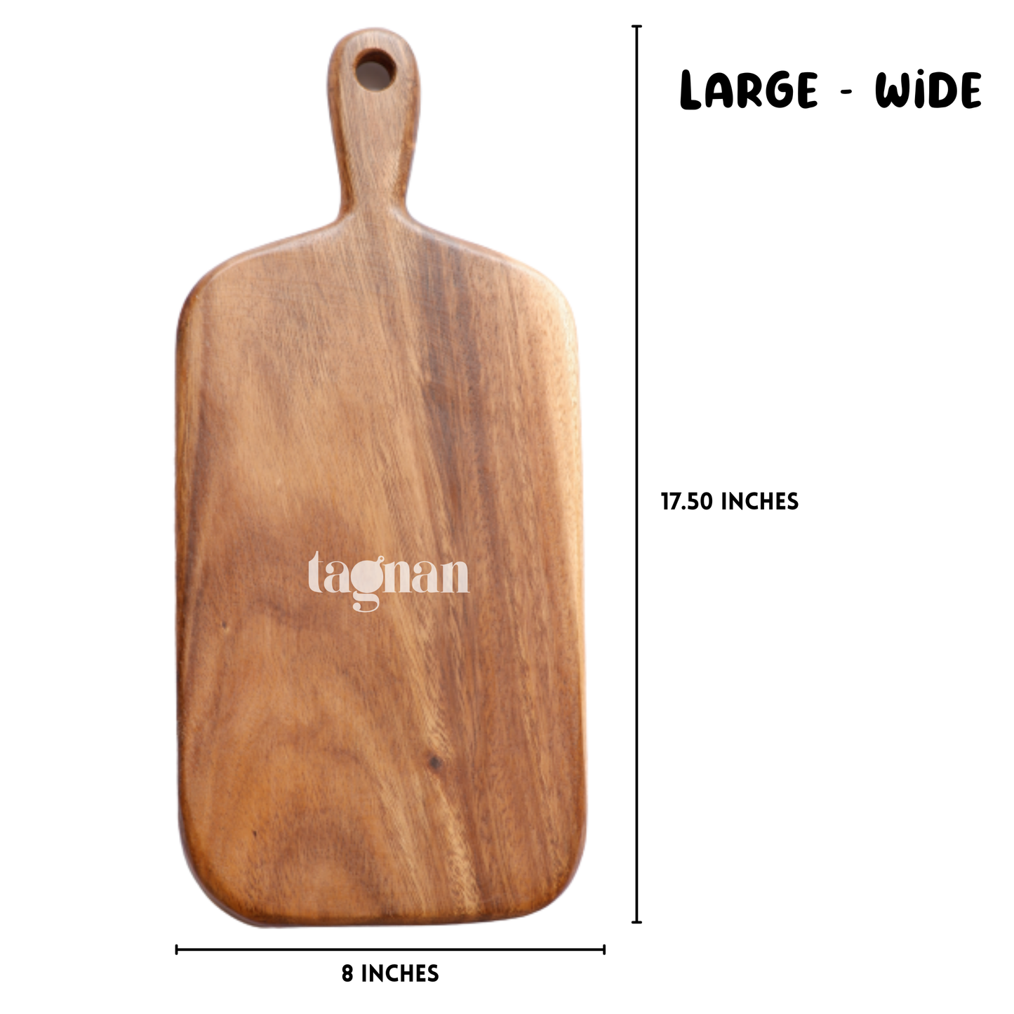 Chopping Board with Handle made from Acacia Wood