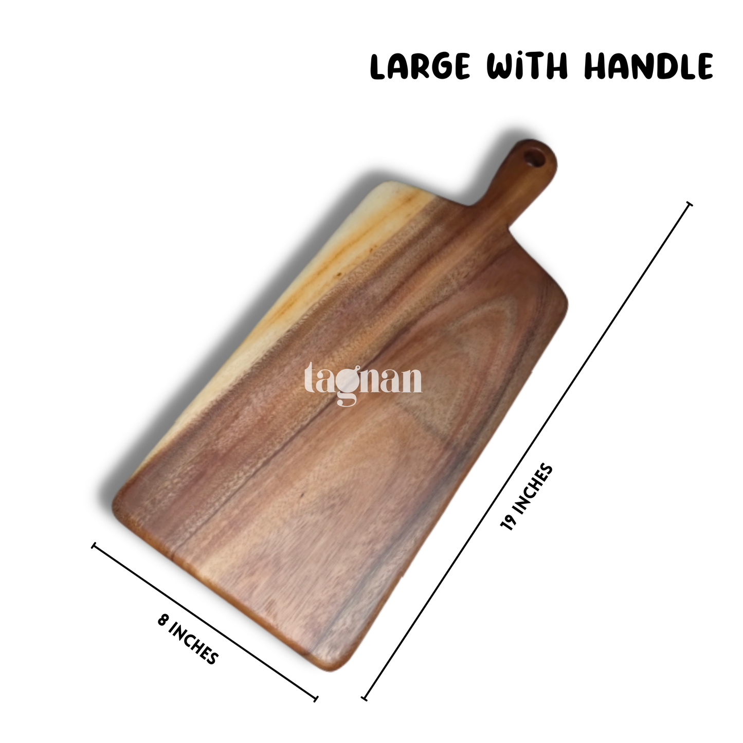 Chopping Board with Handle made from Acacia Wood