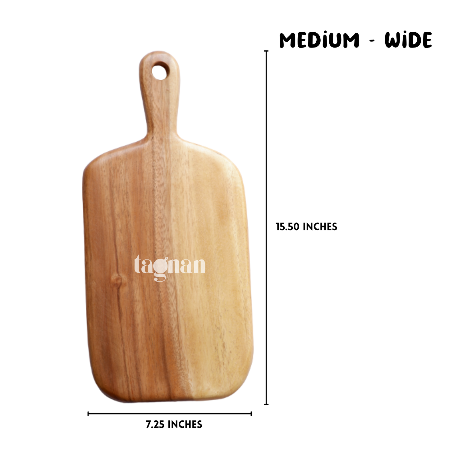 Chopping Board with Handle made from Acacia Wood