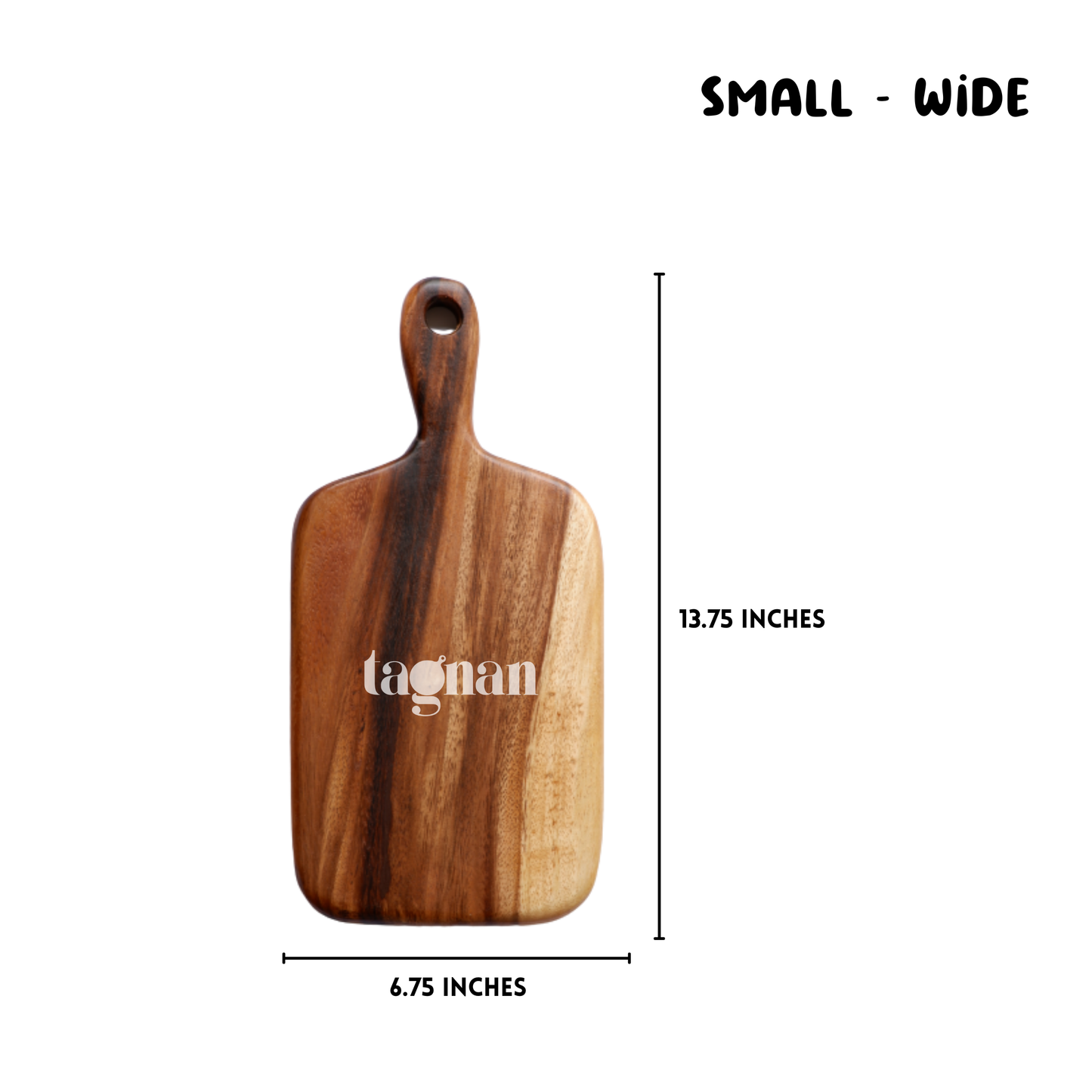 Chopping Board with Handle made from Acacia Wood