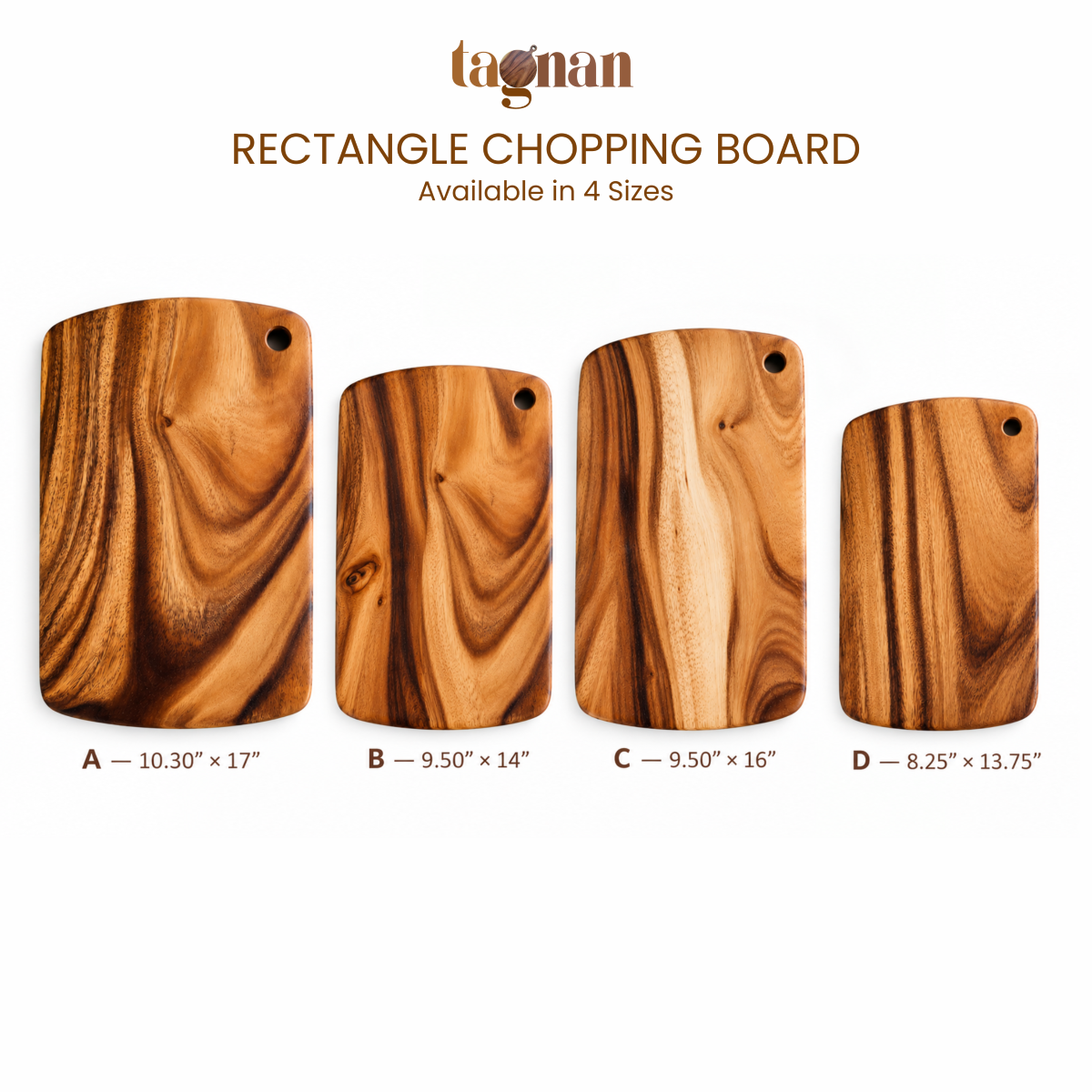 Rectangle Chopping Board made from Acacia Wood