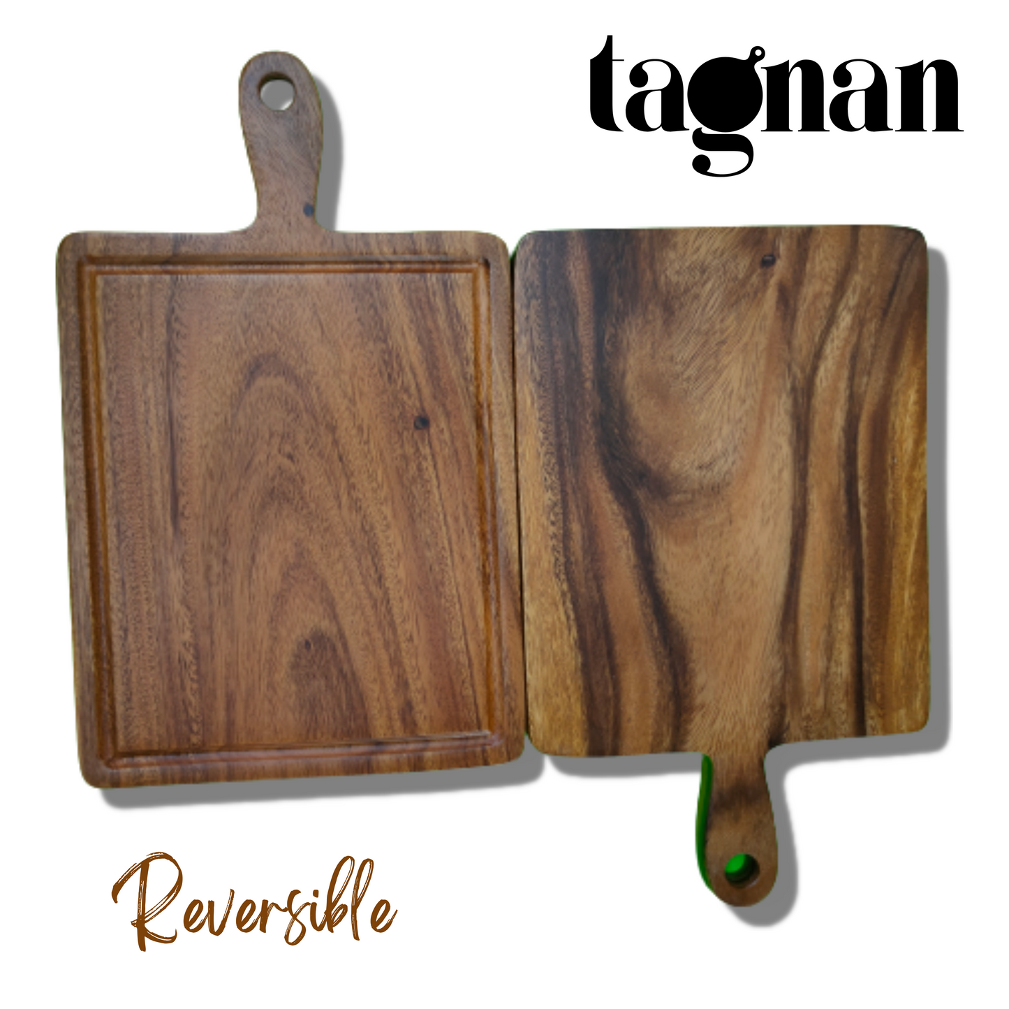 Big Paddle Chopping Board with groove made from Acacia Wood