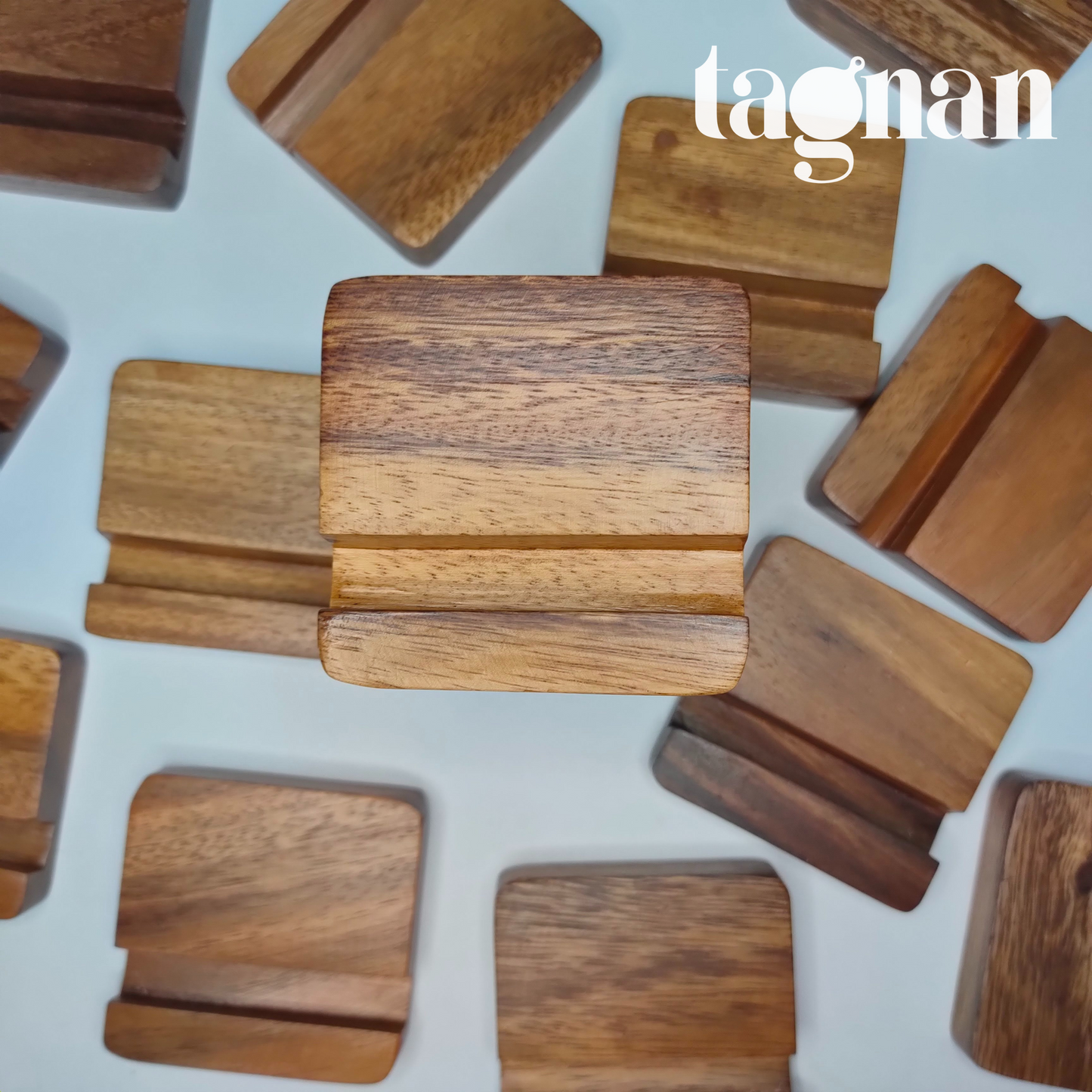 Phone Holder made from Acacia Wood