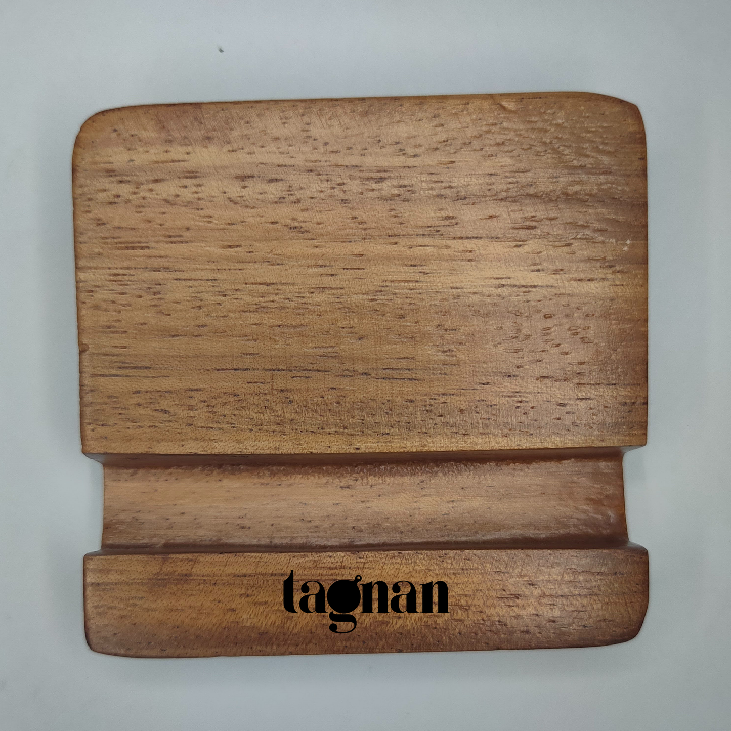 Personalized Phone Holder made from Acacia Wood