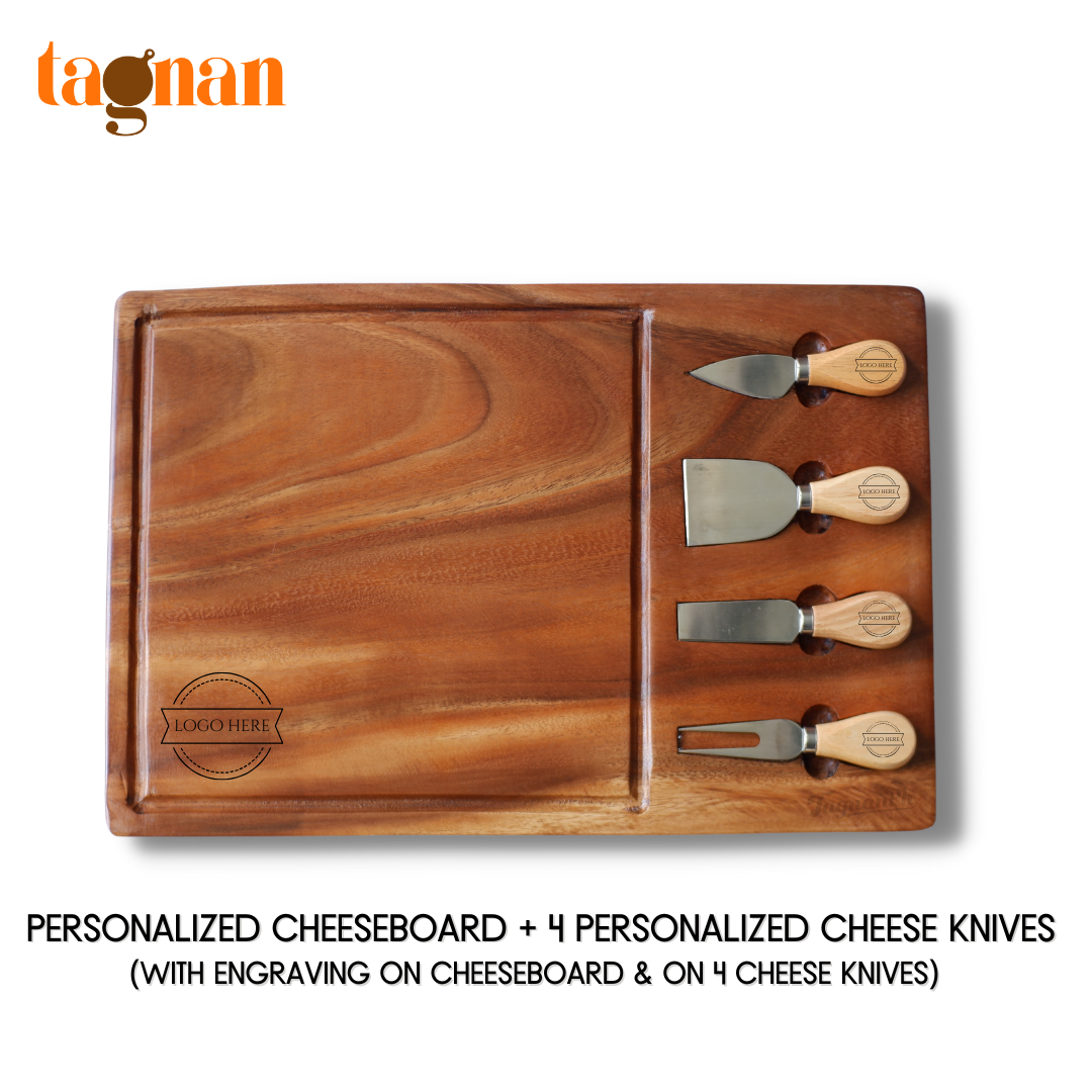 Big boards with Personalized Engraving made from Acacia Wood