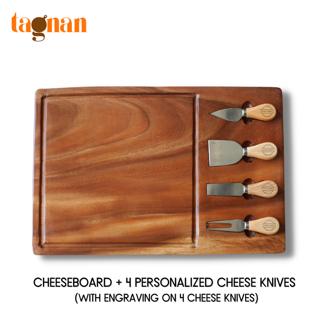 Big boards with Personalized Engraving made from Acacia Wood