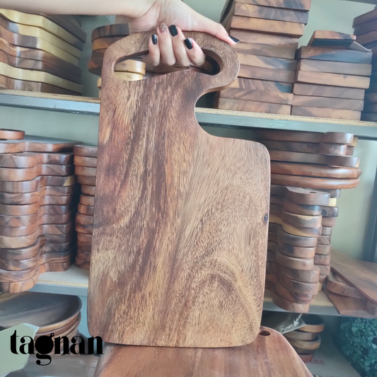 Knuckle Handle Chopping Board made from Acacia Wood