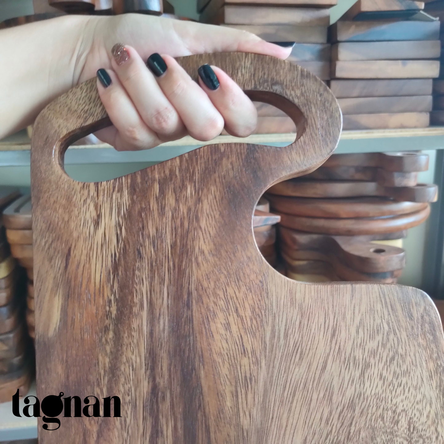 Knuckle Handle Chopping Board made from Acacia Wood