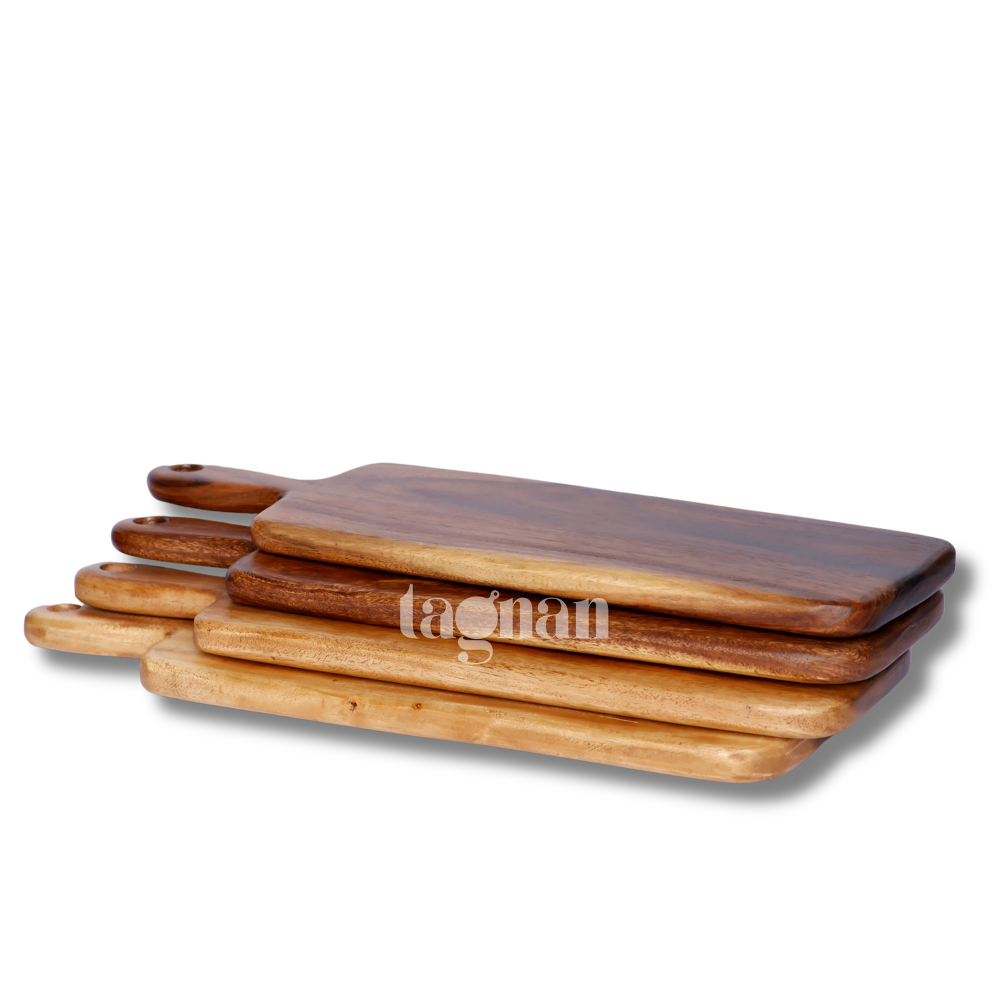 Long Chopping board with handle made from Acacia Wood