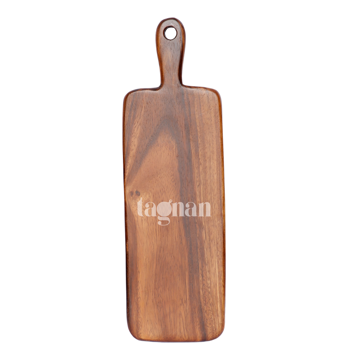 Long Chopping board with handle made from Acacia Wood