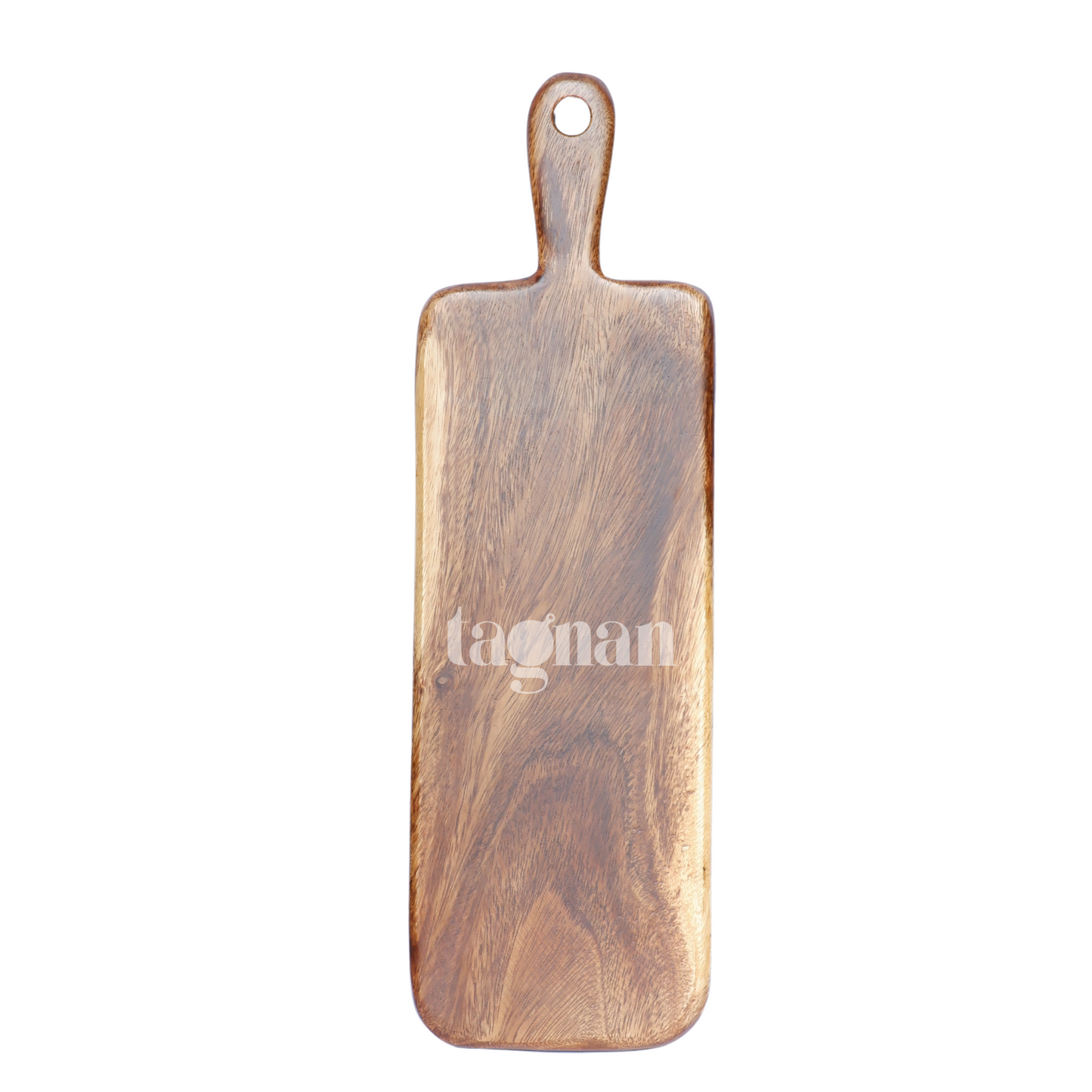 Long Chopping board with handle made from Acacia Wood