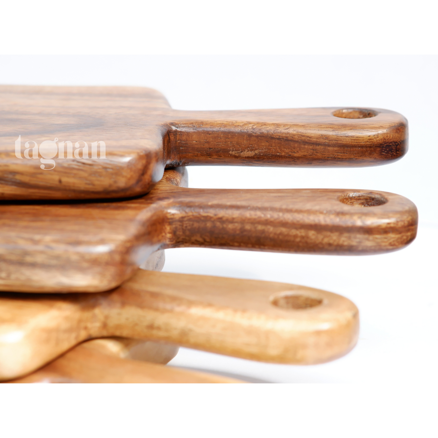 Long Chopping board with handle made from Acacia Wood
