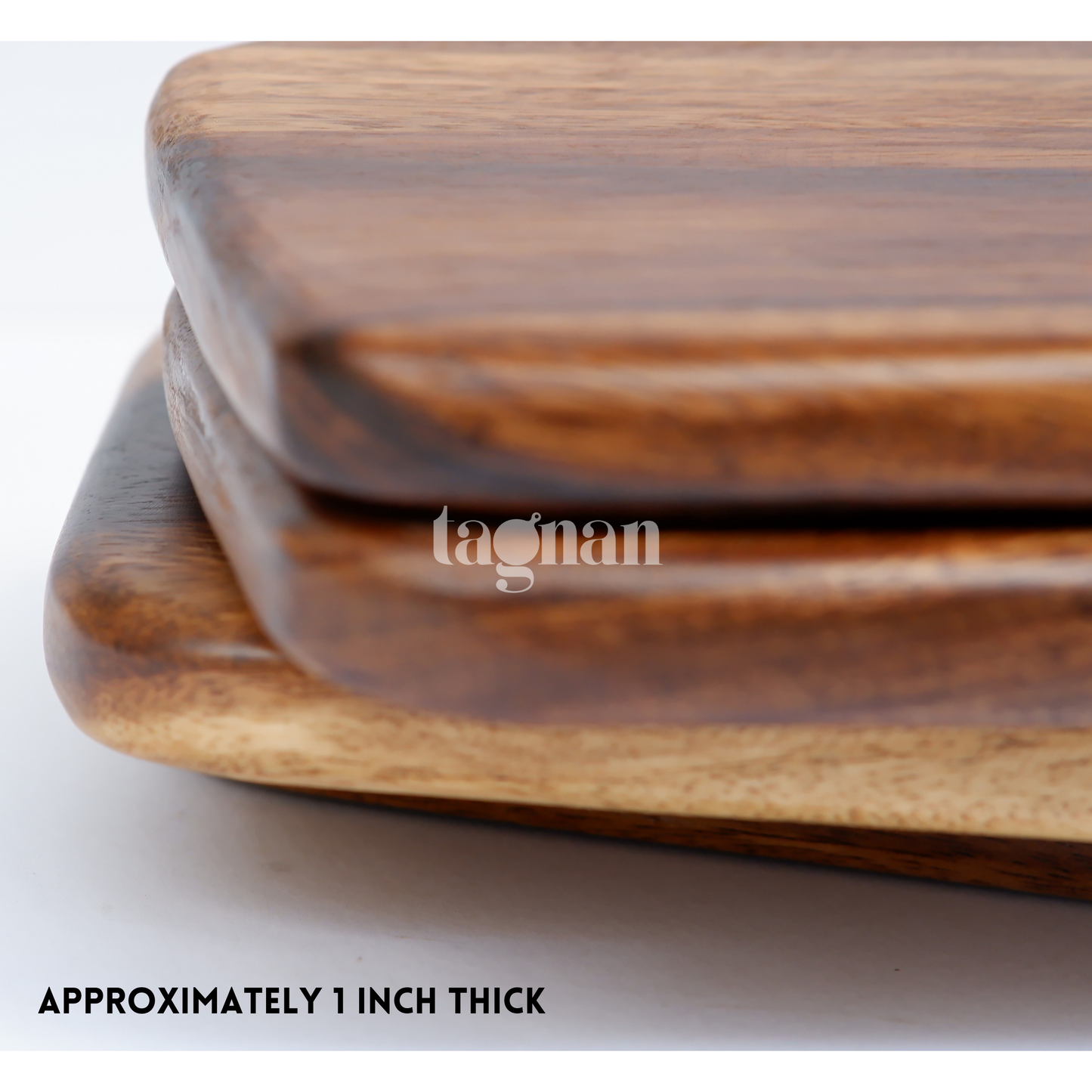 Long Chopping board with handle made from Acacia Wood