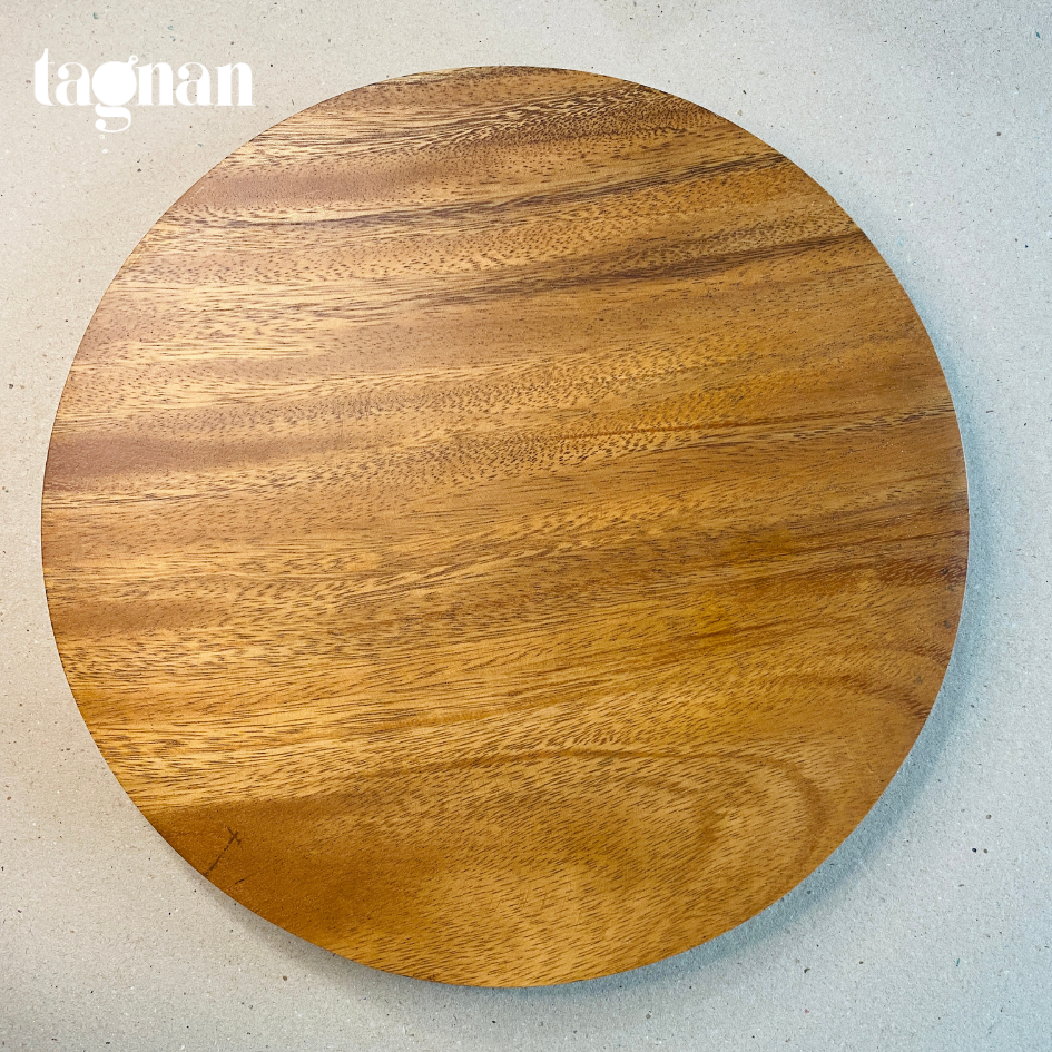 Plain Round Chopping Board made from Acacia Wood