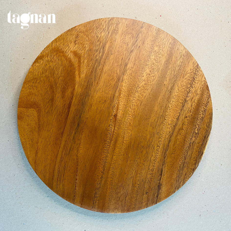 Plain Round Chopping Board made from Acacia Wood