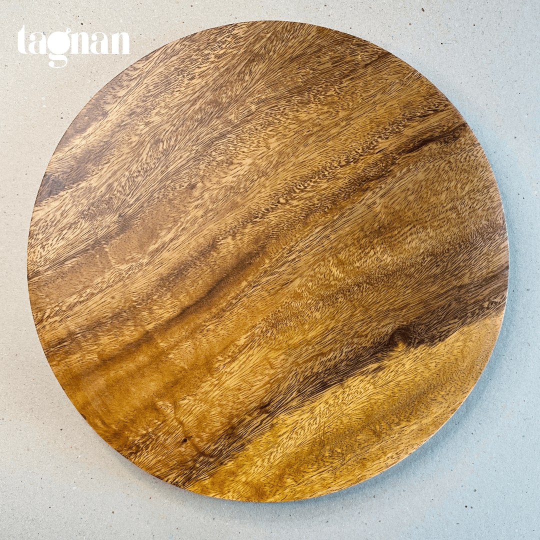 Plain Round Chopping Board made from Acacia Wood
