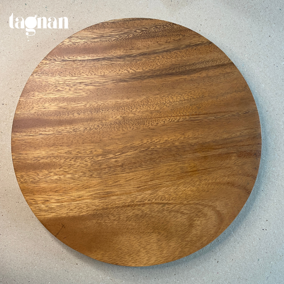 Plain Round Chopping Board made from Acacia Wood