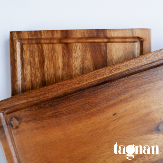 Rectangle Steak Board 8x12 made from Acacia Wood