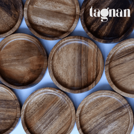 Round Coaster made from Acacia Wood