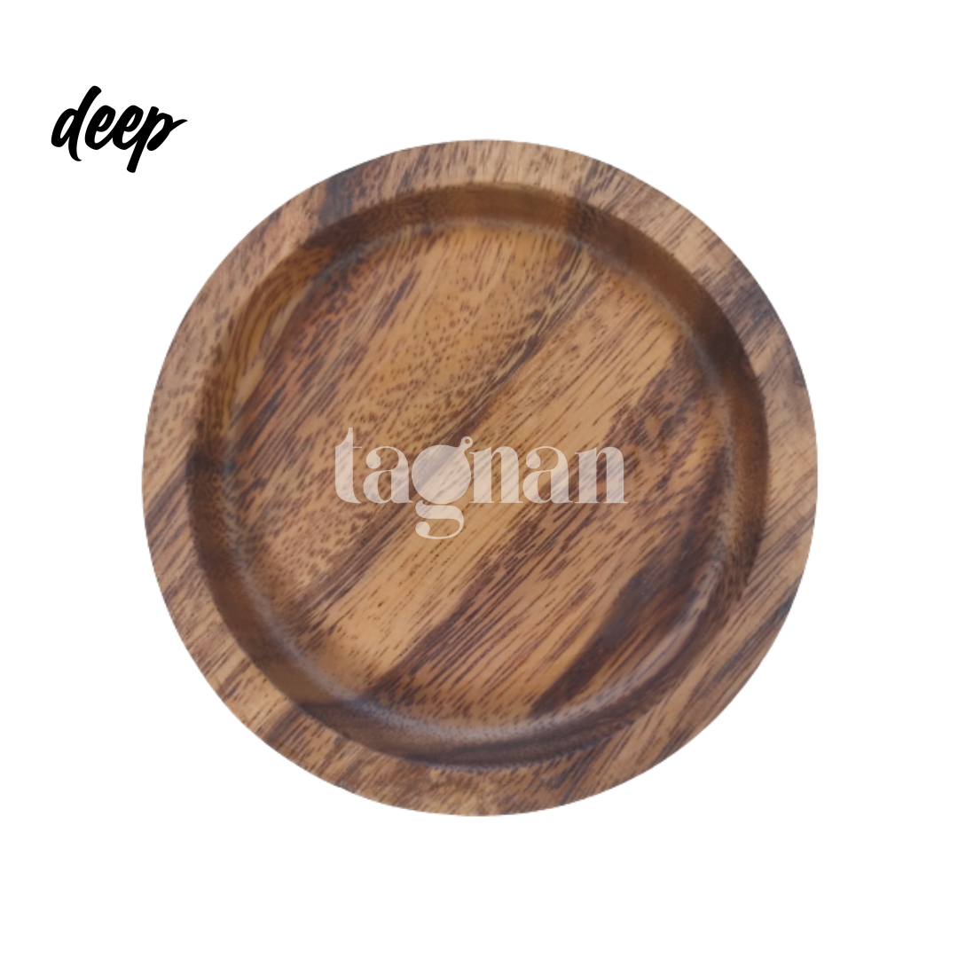 Round Coaster made from Acacia Wood