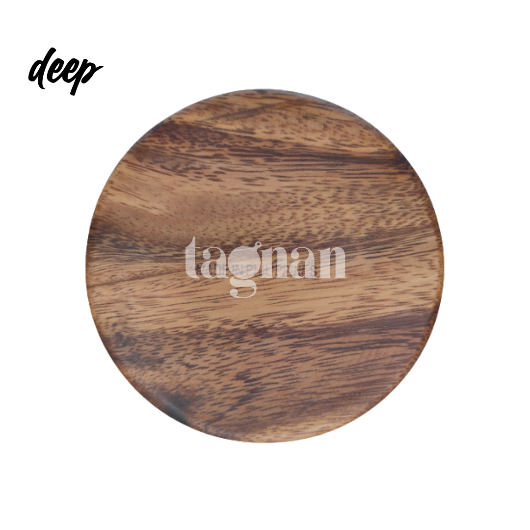 Round Coaster made from Acacia Wood