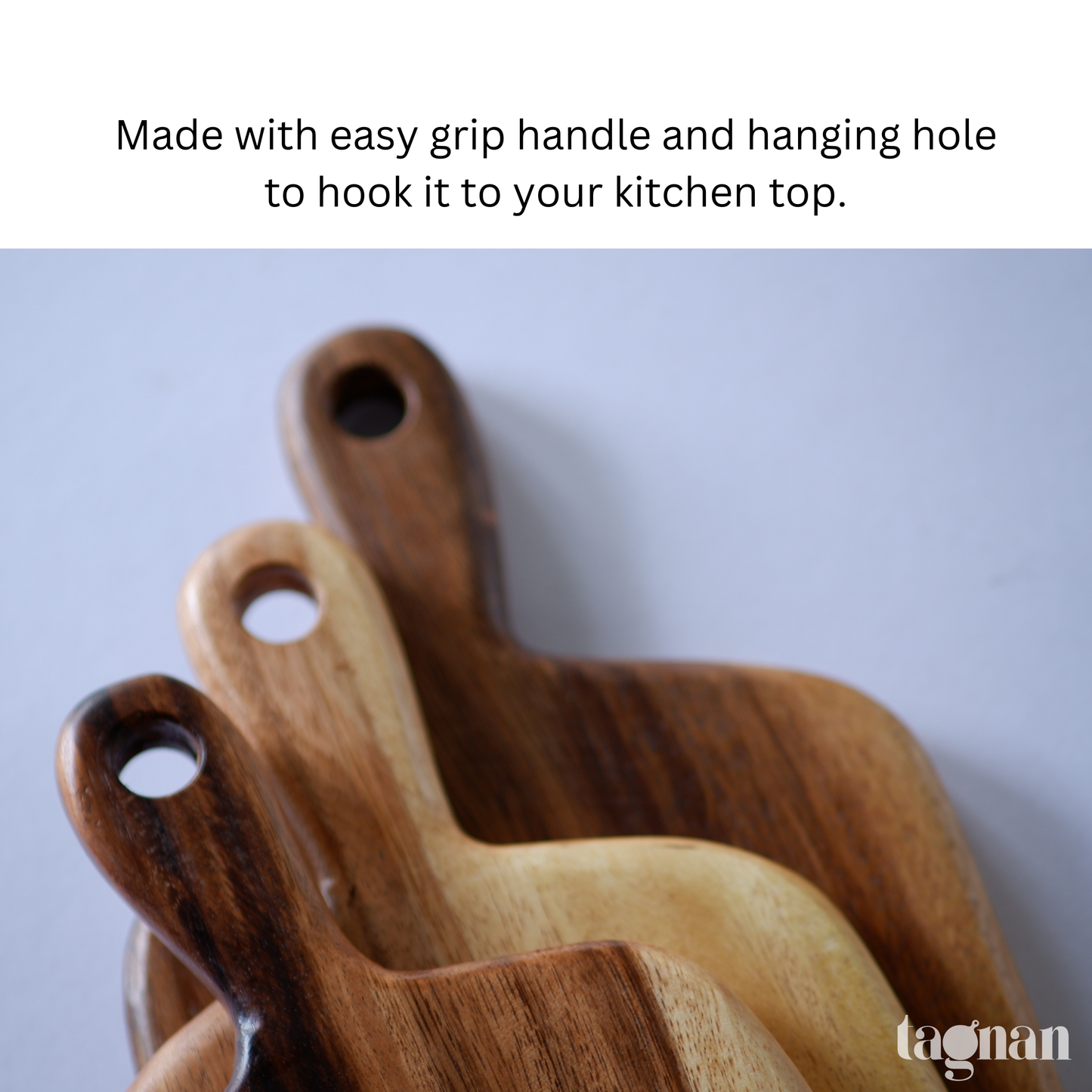 Chopping Board with Handle made from Acacia Wood