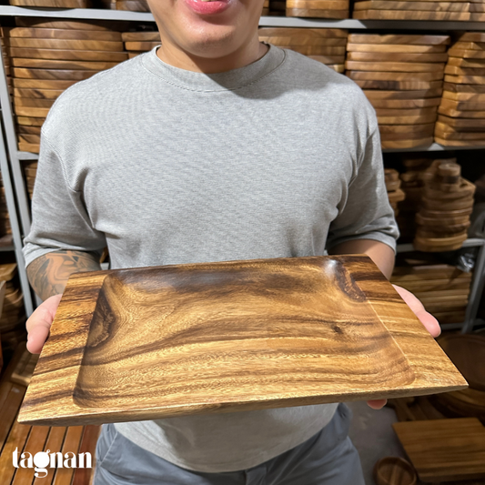 Rectangle Tray made from acacia wood