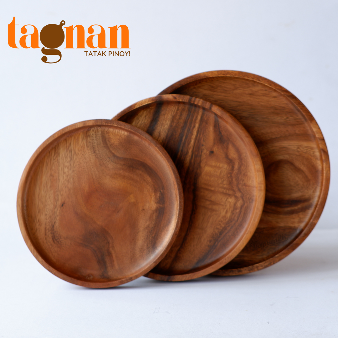 Nordic Round Plate/Tray made from Acacia Wood