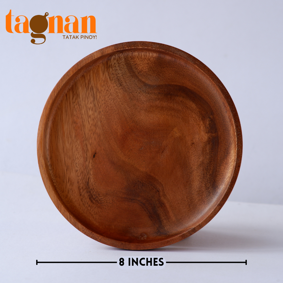 Nordic Round Plate/Tray made from Acacia Wood
