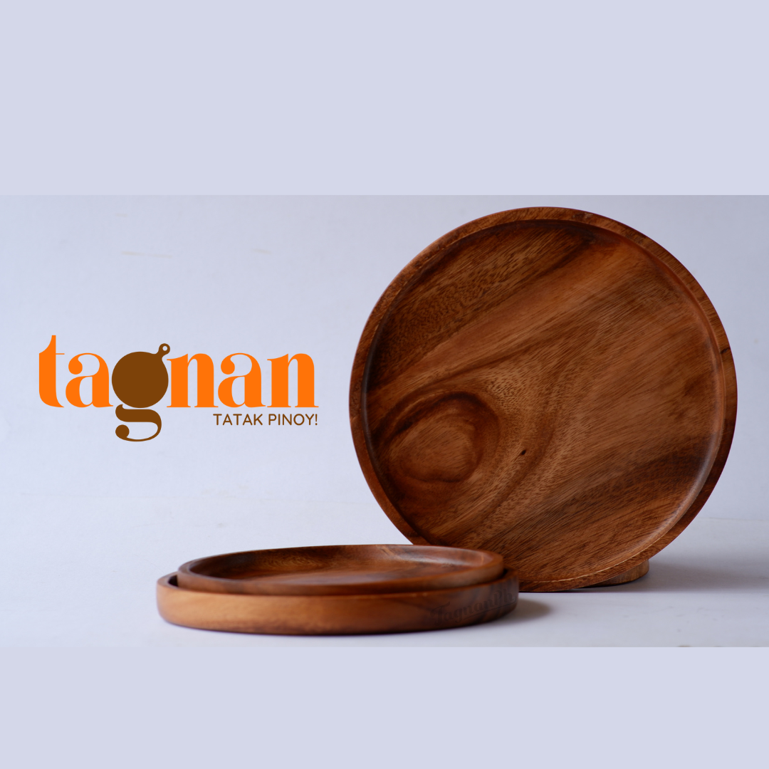 Nordic Round Plate/Tray made from Acacia Wood