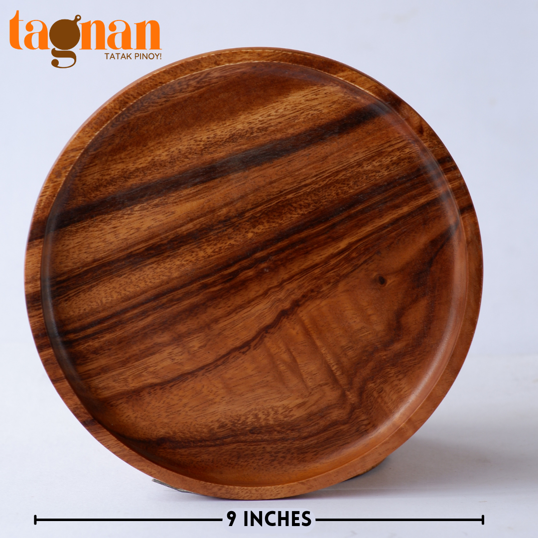 Nordic Round Plate/Tray made from Acacia Wood