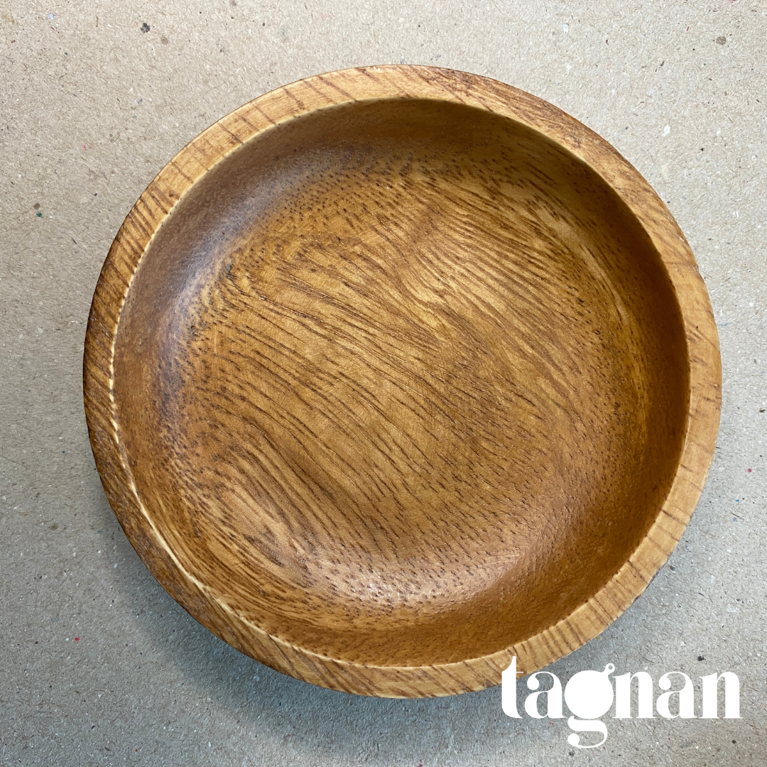 Round Sauce Dish made from Acacia