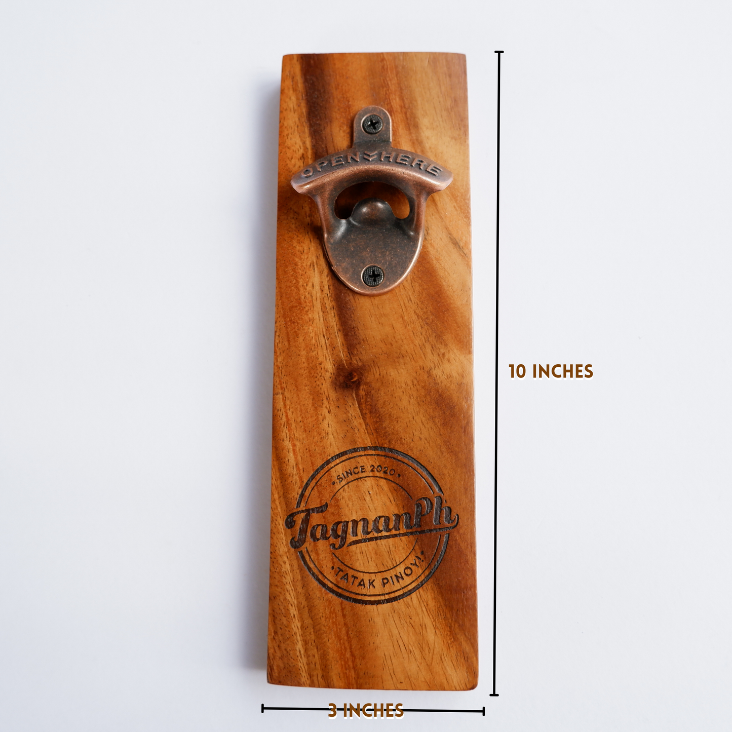 Wall Mounted Bottle Opener / Beer Opener Plain and Personalized
