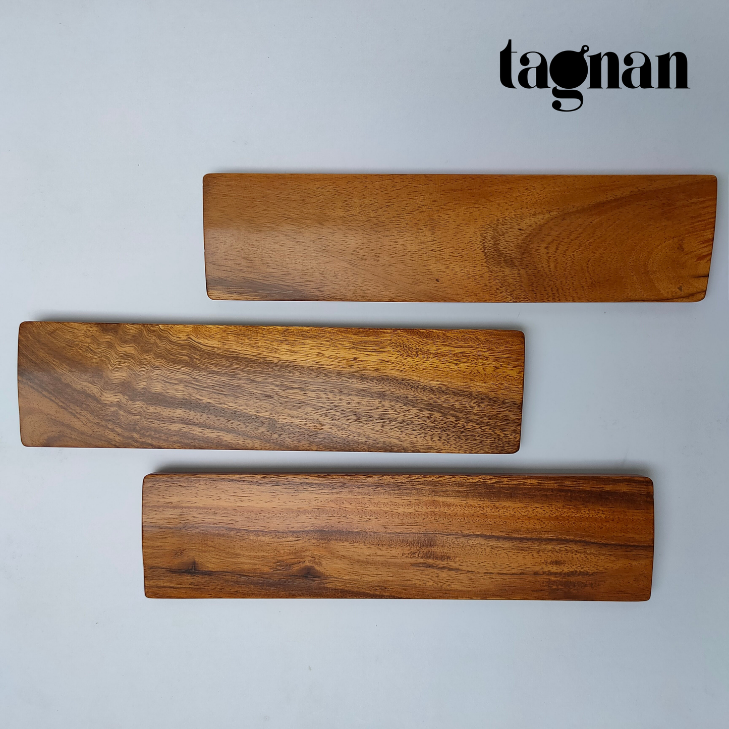 Wooden Keyboard Wrist Rest made from Acacia Wood
