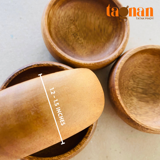 Mini Calabash Bowl Set of 4 made from Acacia Wood