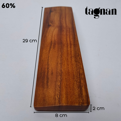 Wooden Keyboard Wrist Rest made from Acacia Wood
