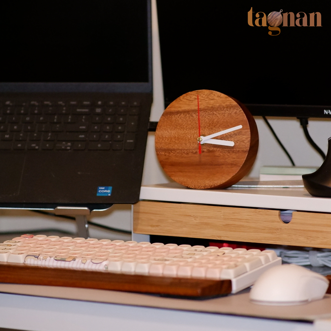 Desk Wooden Clock