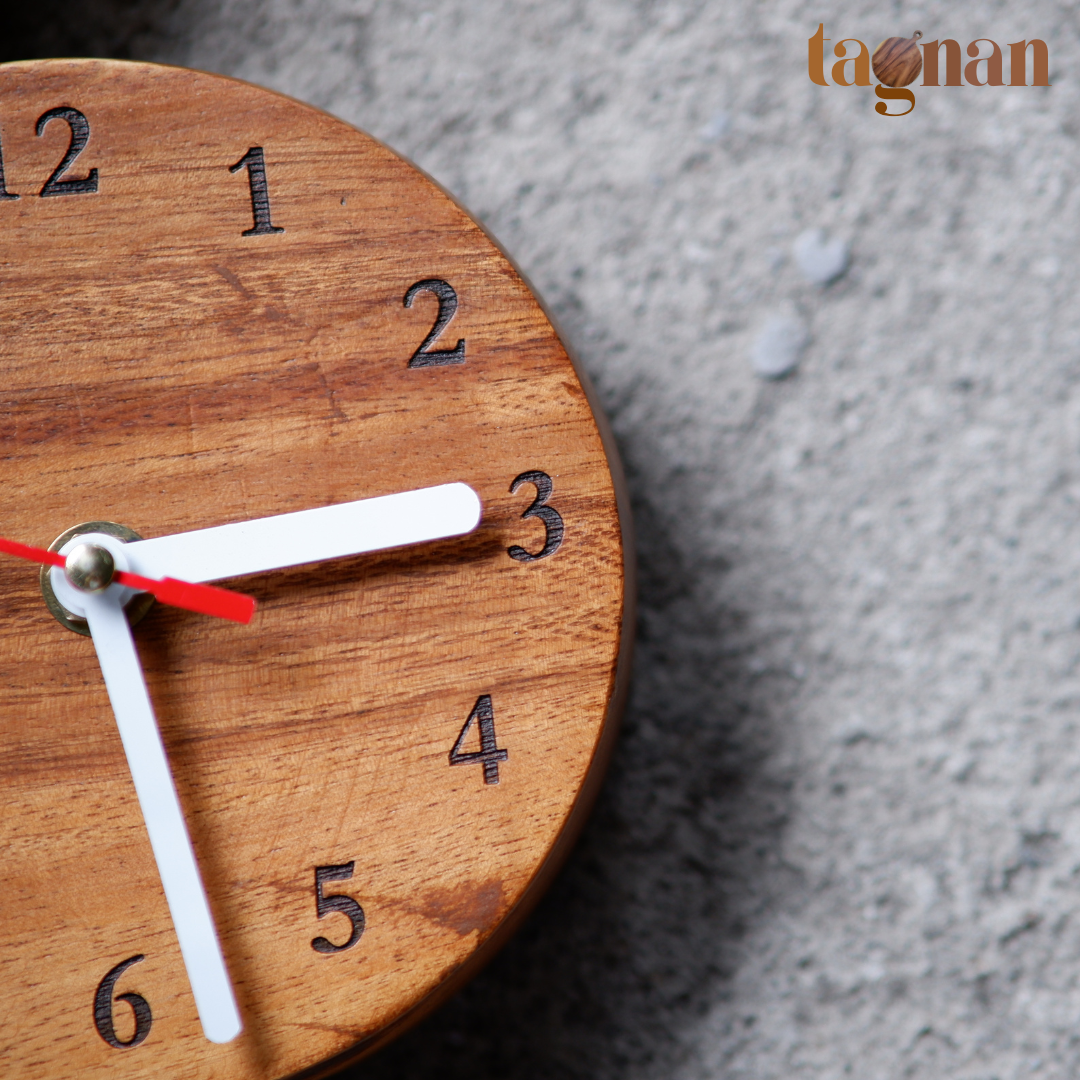 Desk Wooden Clock