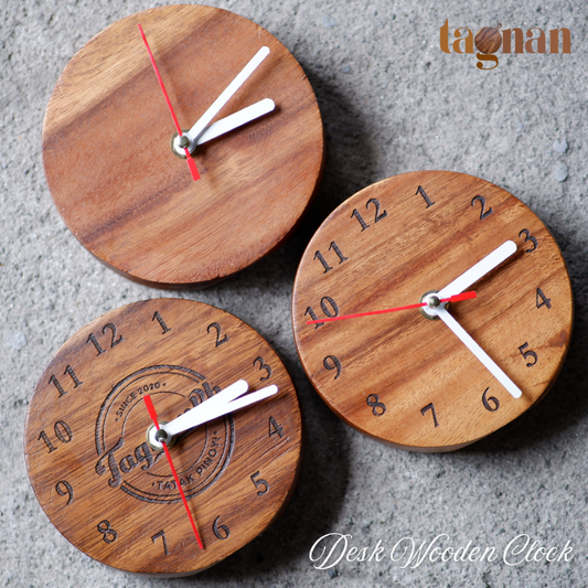 Desk Wooden Clock