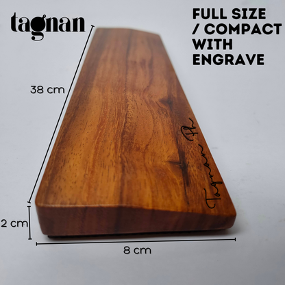 Wooden Keyboard Wrist Rest made from Acacia Wood