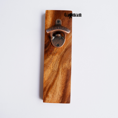 Wall Mounted Bottle Opener / Beer Opener Plain and Personalized