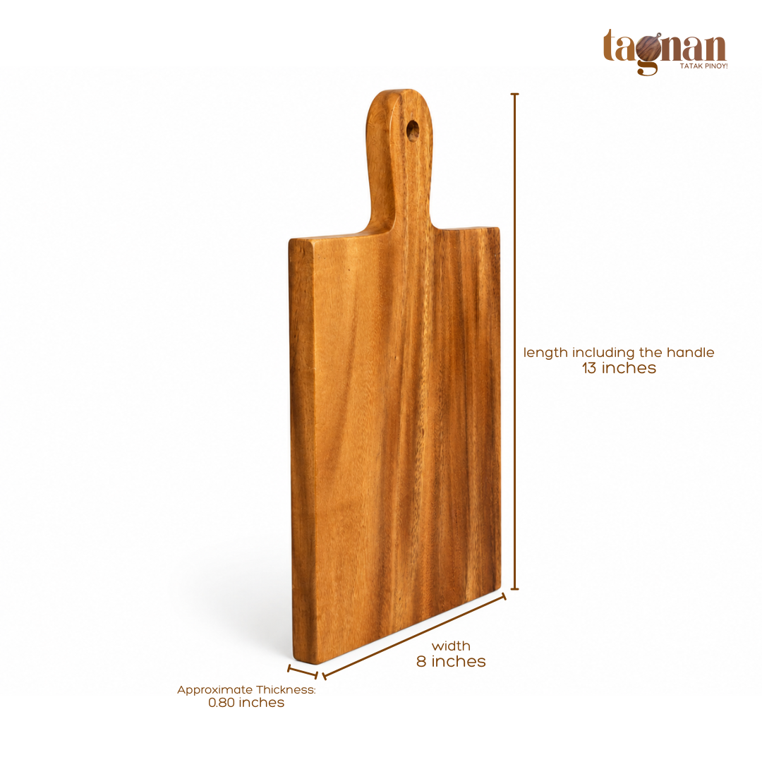 Tagnan Classic Acacia Chopping Board with Handle 8x13