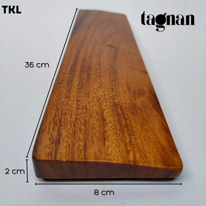 Wooden Keyboard Wrist Rest made from Acacia Wood