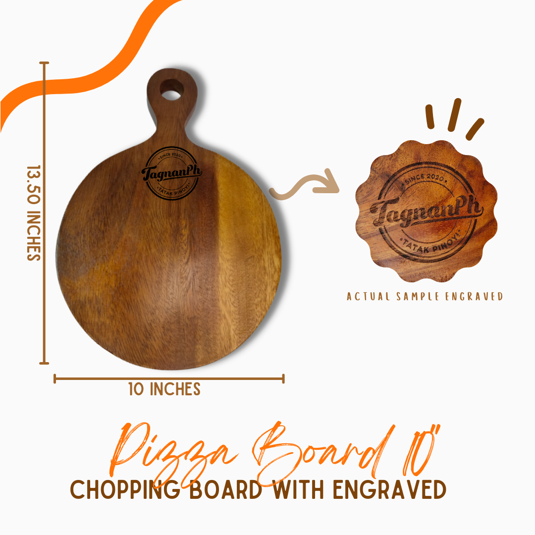 Big boards with Personalized Engraving made from Acacia Wood