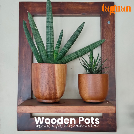 Wooden Pots made from acacia
