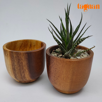 Wooden Pots made from acacia
