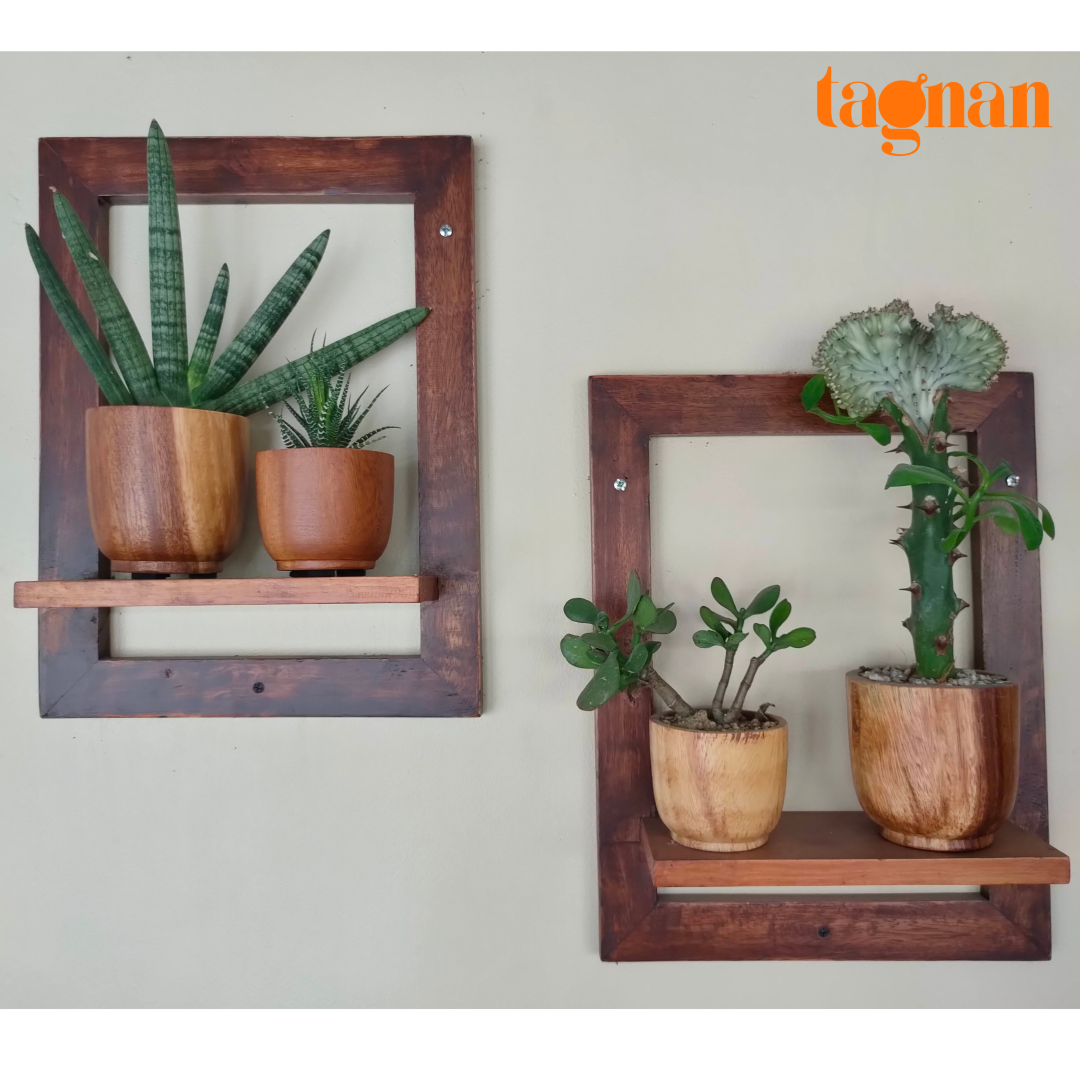 Wooden Pots made from acacia