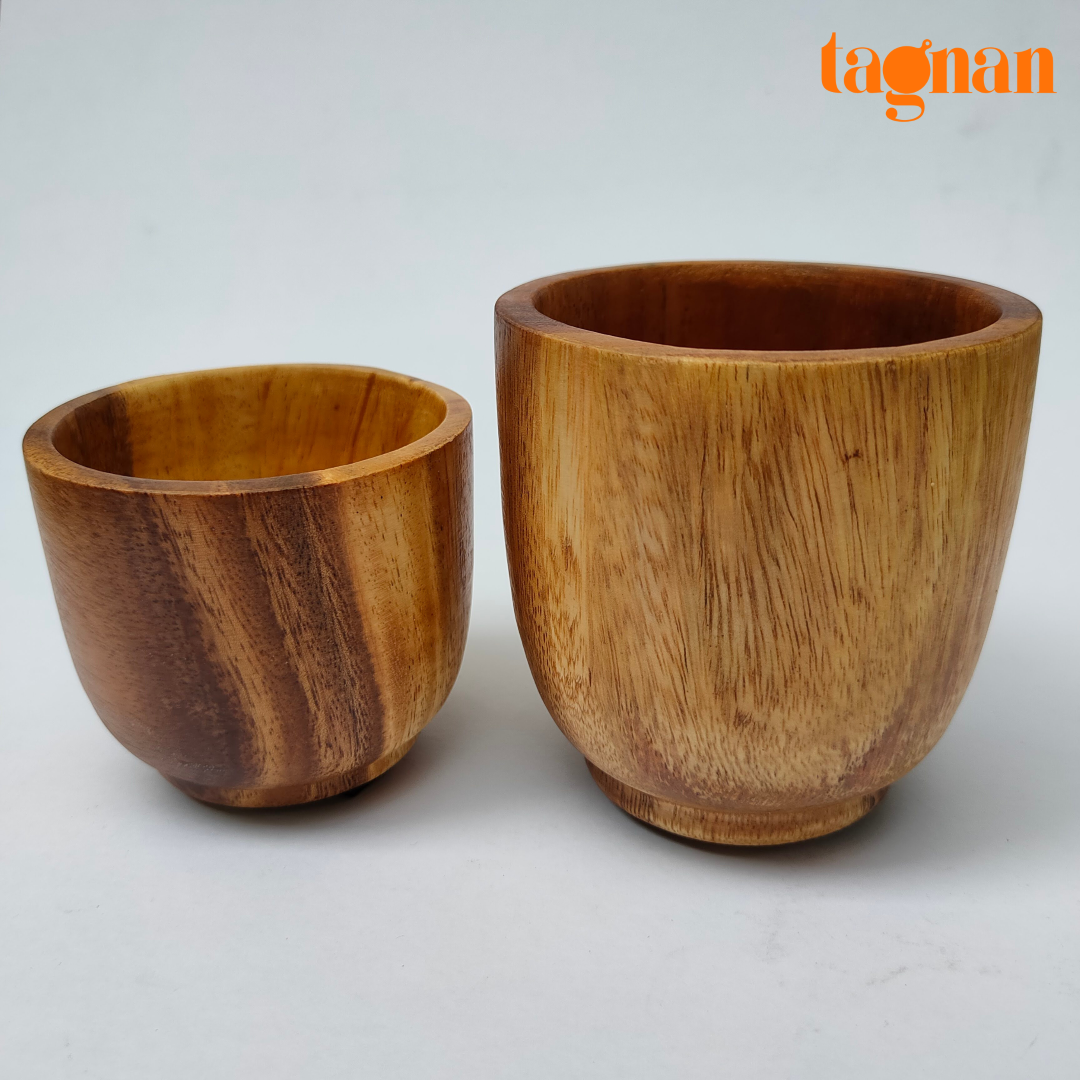 Wooden Pots made from acacia